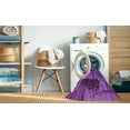 thumbnail image 2 of Ahgly Company Machine Washable Indoor Round Transitional Heliotrope Purple Area Rugs, 3' Round, 2 of 7