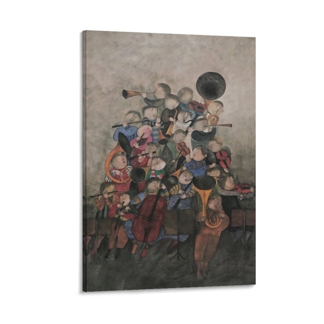 Graciela Rodo Boulanger Impresión Oda A La Alegría 1980 Póster de lienzo Arte de pared Impresiones de imágenes colgantes Foto Regalo Decoración Pósteres para el hogar Obras de arte 08x12 pulgadas