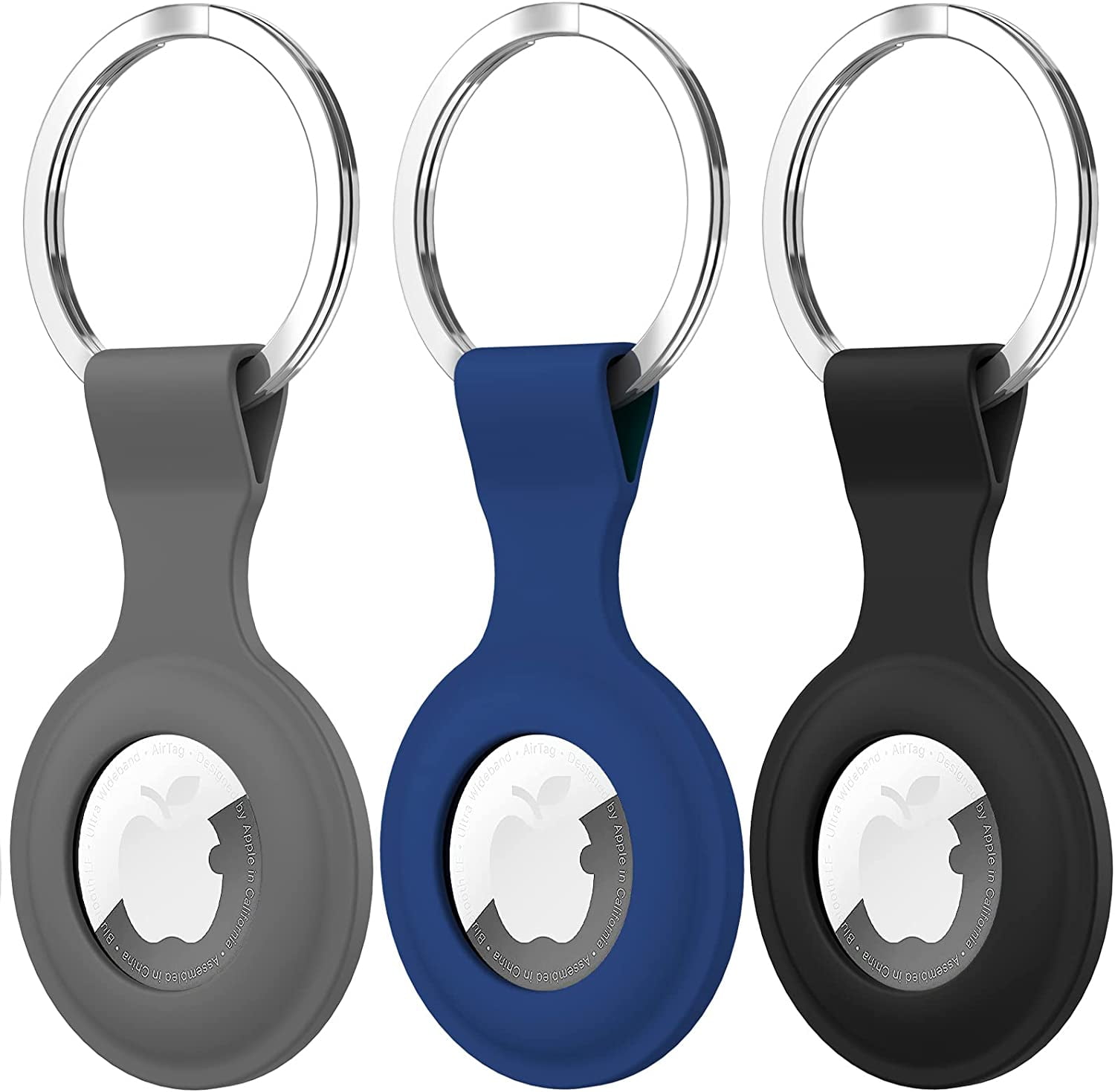 Apple AirTag FineWoven Key Ring - Black - Walmart.com