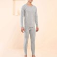 thumbnail image 2 of Honeeladyy Women Pajama Set Cold Weather,Men's Colorful Velvet Thermal Underwear Plush Thickened Double-sided Frosted Warm Clothing Suit Heating Autumn Clothes Pants, 2 of 4