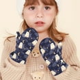 thumbnail image 5 of Ghost Star Moon Cold Weather Mittens Cozy Gloves with Adjustable Fit Perfect for Outdoor Fun, 5 of 7