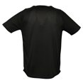 thumbnail image 2 of SOLS - Camiseta de deporte transpirable de manga corta para hombre - Modelo Sporty (Negro), 2 of 3
