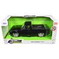 thumbnail image 3 of 1985 Chevrolet C-10 Pickup Truck Black with Wire Wheels "Just Trucks" Series 1/24 Diecast Model Car by Jada, 3 of 3