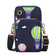 thumbnail image 2 of Clossjun Womens Small Crossbody bags Lightweight Cell Phone Bags Adjustable Belt Daily Wear Waist Bags For Work Out Back To School Blue, 2 of 5