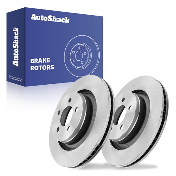 AutoShack Front Brake Rotors for Jeep & Dodge, Liberty 2008-2012 Nitro 2008-2011, 4WD RWD V6 3.7L 4.0L - 13.07" (332.1 mm), 5-Lug