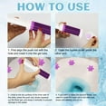 thumbnail image 5 of Toilet Bowl Cleaning Gel Stamp Kit - Scented Air Freshener with Easy Application for Continuous Bathroom Odor Control - Purple, 5 of 9