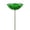 Green, variant on SeekLGT Bird Bath Bird Feeder Garden Stake Flower Shaped Ceramic Drinking Bowl for Outdoor Yard Patio Decoration 6x24 in 1pc