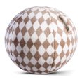 thumbnail image 1 of Cloth Cover Yoga Ball Balance Training Sitting Ball Chair, 1 of 3