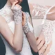 thumbnail image 3 of Blanco Bordado Lentejuelas Velo De Encaje De Novia Guantes, 3 of 8