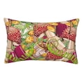 thumbnail image 1 of Fotbe Bright Mushrooms Funda de Almohada Decorativa Estilo Occidental, Lujo en Algodón, Fundas para Almohadas King, Cojín Estampado para Decoración del Hogar-14"x20", 1 of 6