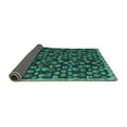 thumbnail image 2 of Ahgly Company Indoor Rectangle Abstract Turquoise Blue Modern Area Rugs, 8' x 12', 2 of 4