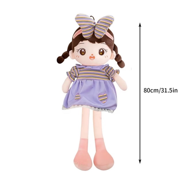 Xihbxyly Muñeco de Algodón de Peluche, Suave Cojín, Acogedor para Noches Frías, Artesanía Única Hecha a Mano, Regalo Perfecto para Mamás, Amigos, Halloween, Cumpleaños, Tamaño de 60 Cm, Decoración Có