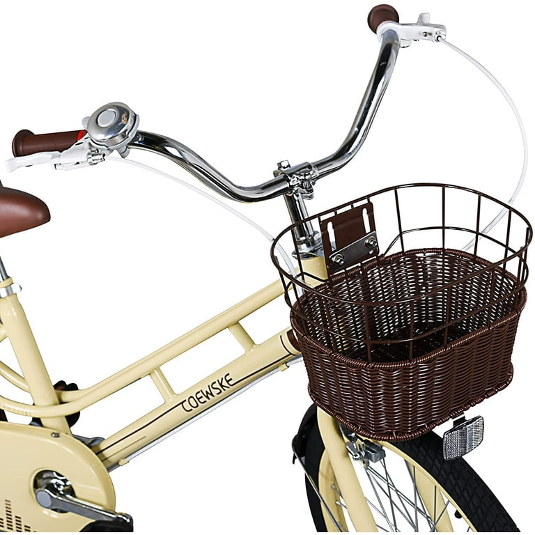 Coewske Kids Bike 20 inch Boys Girls Bicycle with Hand Brake and Kickstand Yellow