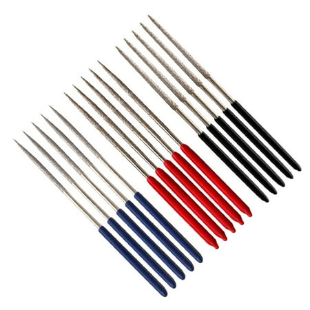 

15PCS Round Diamond Needle Files Cutting Repair for Stone Ceramic Glass 140mm