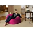thumbnail image 3 of Chill Sack Bean Bag Chair, Memory Foam Lounger with Micorsuede Cover, Kids, 3 ft, Pink, 3 of 3