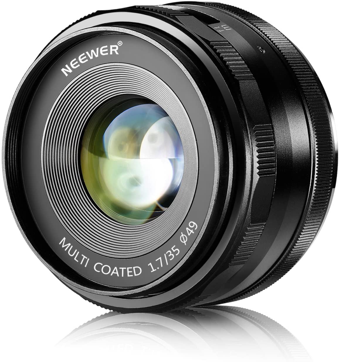 Neewer 35mm f/1.7 Manual Focus Prime Fixed Lens for FUJIFILM APSC