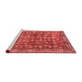 thumbnail image 2 of Ahgly Company Machine Washable Indoor Round Oriental Red Traditional Area Rugs, 3' Round, 2 of 4