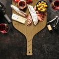 thumbnail image 6 of Fox Run Your Serve Pickleball Paddle Charcuterie Board, 14.5" x 7.5" Bamboo Cheese Serving Boards, 6 of 7