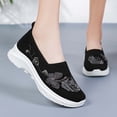 thumbnail image 2 of ibiyuan Womens Orthopedic Sandals Adjustable Upper Walking Shoes Women Mesh Knitted Walking Anti-Skid Womens Casual Sneakers Casual Hands Free Mary Jane Shoes Women Foam Shoes, 2 of 7