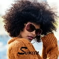thumbnail image 4 of Sunier Women's Oversized Polarized Sunglasses Butterfly Shades for Driving, 4 of 8