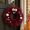 Red, variant on Halloween Wreath for Front Door, Cute Spooky Face Wreath with Eyes and Fangs, Handmade Cloth Hanging Wall Door Decor with Jute Rope for Home Porch Indoor Outdoor