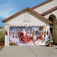 thumbnail image 6 of Christmas Garage Door Decorations Banner Large Outdoor Indoor Holiday Decor for Home Exterior Lawn Party Background Christmas Themed Scenes Decorations for Outdoor Indoor Use During Holiday, 6 of 6
