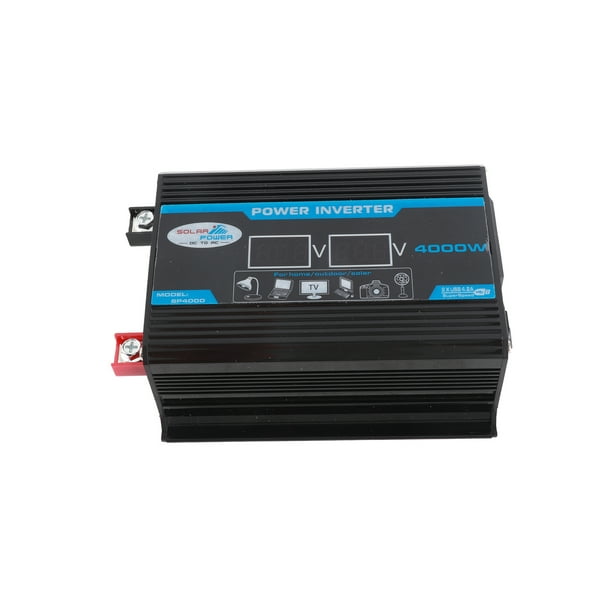 CAR 4000W Inverter Digital Invermento 2 Puertos de Salida USB Modificado Converter de Sinúrgica Con Pantalla LED
