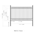 thumbnail image 3 of ALEKO FENCEDUB Steel Fence - DUBLIN Style - 8 x 5 Ft, 3 of 5