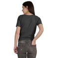 thumbnail image 4 of Inkmeso T-shirt Court d'Été à Nœud Torsadé à l'Avant pour Femmes à Manches Courtes, 4 of 8
