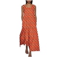 thumbnail image 2 of Liquidation d'Été 2025! Robe Grande Taille pour Femmes, Liquidation d'Été pour Femmes, Robe d'Été Aguichant Mode Imprimée Sans Manches Col Rond, 2 of 5