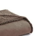 thumbnail image 2 of Micro Flannel Reverse to Sherpa Blanket, King, Hazelnut, 2 of 3