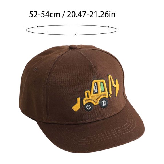 LYHaoo Boys Hat Children Baseball Cap Summer Cartoon Prints Caps Car Girls Trucker Kids Sun Kids Hat Baseball Hat,Yellow