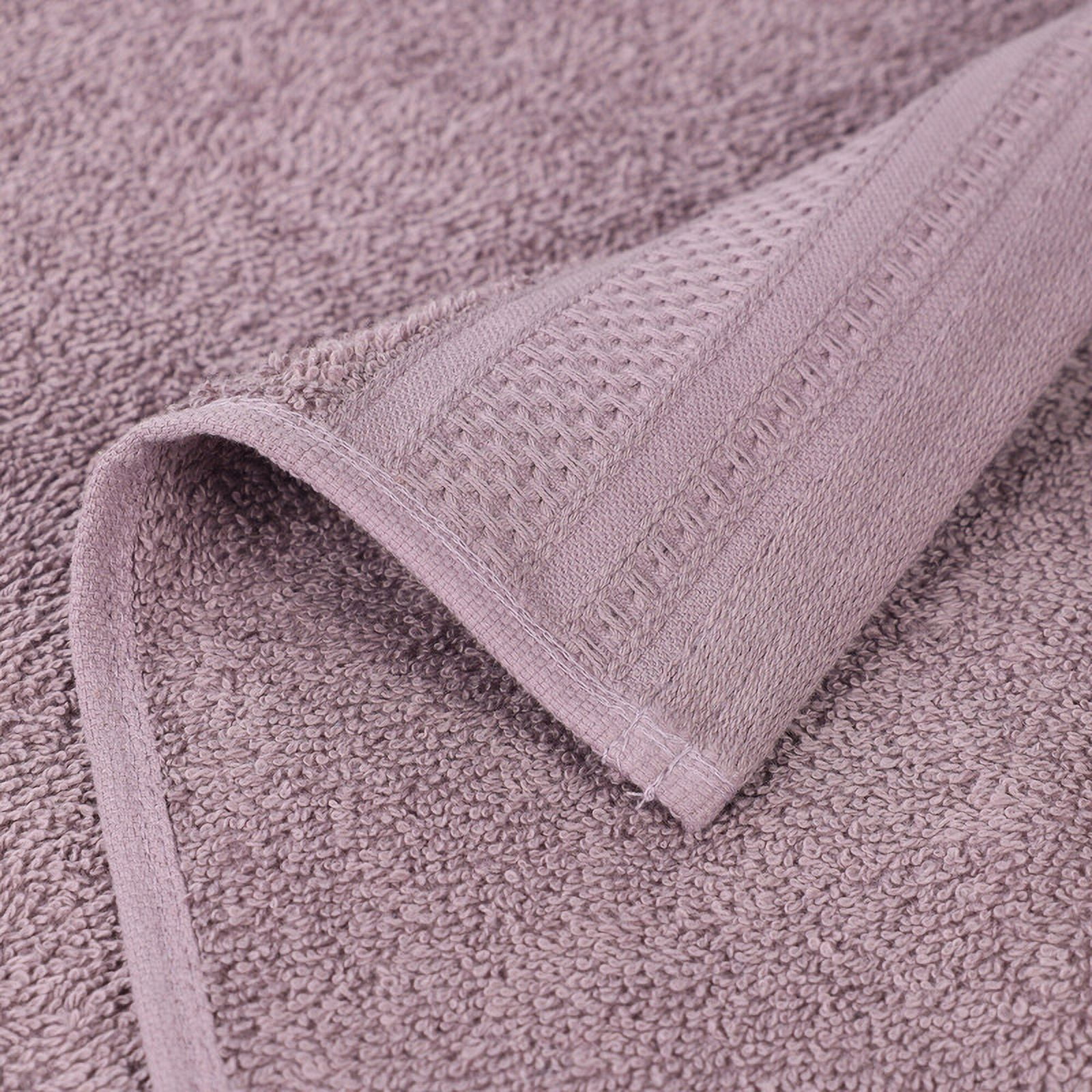 Superior Honeycomb Cotton Medium Weight Hand Towels, Set of 6, Sea Fog