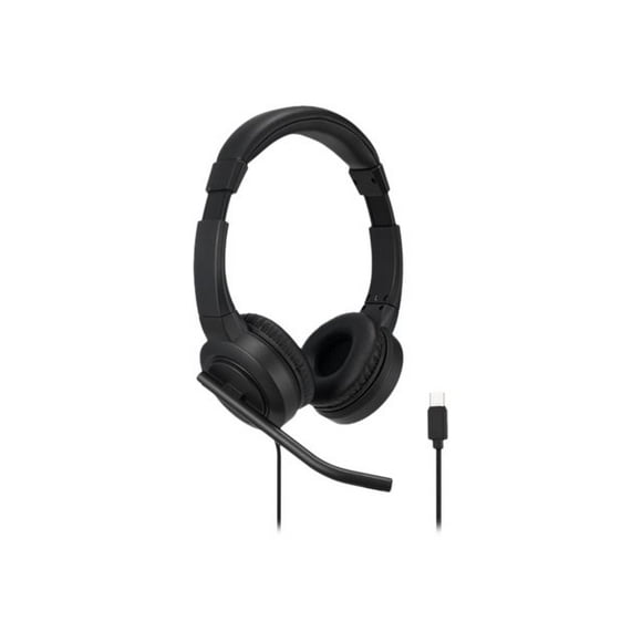 Kensington H1000 - Headset - on-ear - wired - USB-C - black