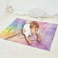 thumbnail image 2 of Pastel Rainbow Clouds Blanket,Comfortable Soft Flannel Throw Blanket,All Season,Warm Lightweight Blankets for Sofa Bed Couch Living Room Chair,30"x40", 2 of 4