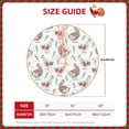 thumbnail image 2 of Sikiie Funny Chicken Nativity Christmas Tree Skirt, Jesus Christian Winter Holiday Tree Mat Decoration(30-48IN)36", 2 of 6