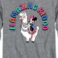 thumbnail image 3 of Mickey & Friends - Llamazing Kiddo - Toddler And Youth Long Sleeve Graphic T-Shirt, 3 of 5