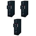 thumbnail image 1 of Pemberly Row Set of 3 Metal 4-Drawer Letter Width Vertical File Cabinet Black, 1 of 11