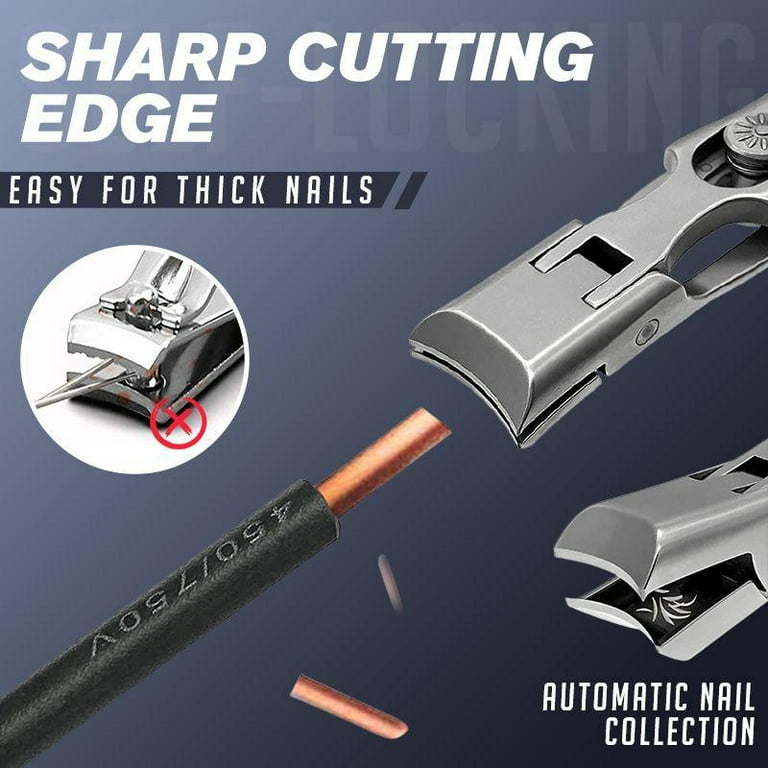 Ultra Sharp Stainless Steel Nail Clippers, Fingernail & Toenail