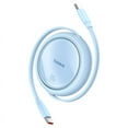 thumbnail image 4 of Baseus USB C Cable 100W Retractable USB C to USB C Fast Charging Cable, 4-Stage Length 3.3ft Type C Charger Cable, Blue, 4 of 10