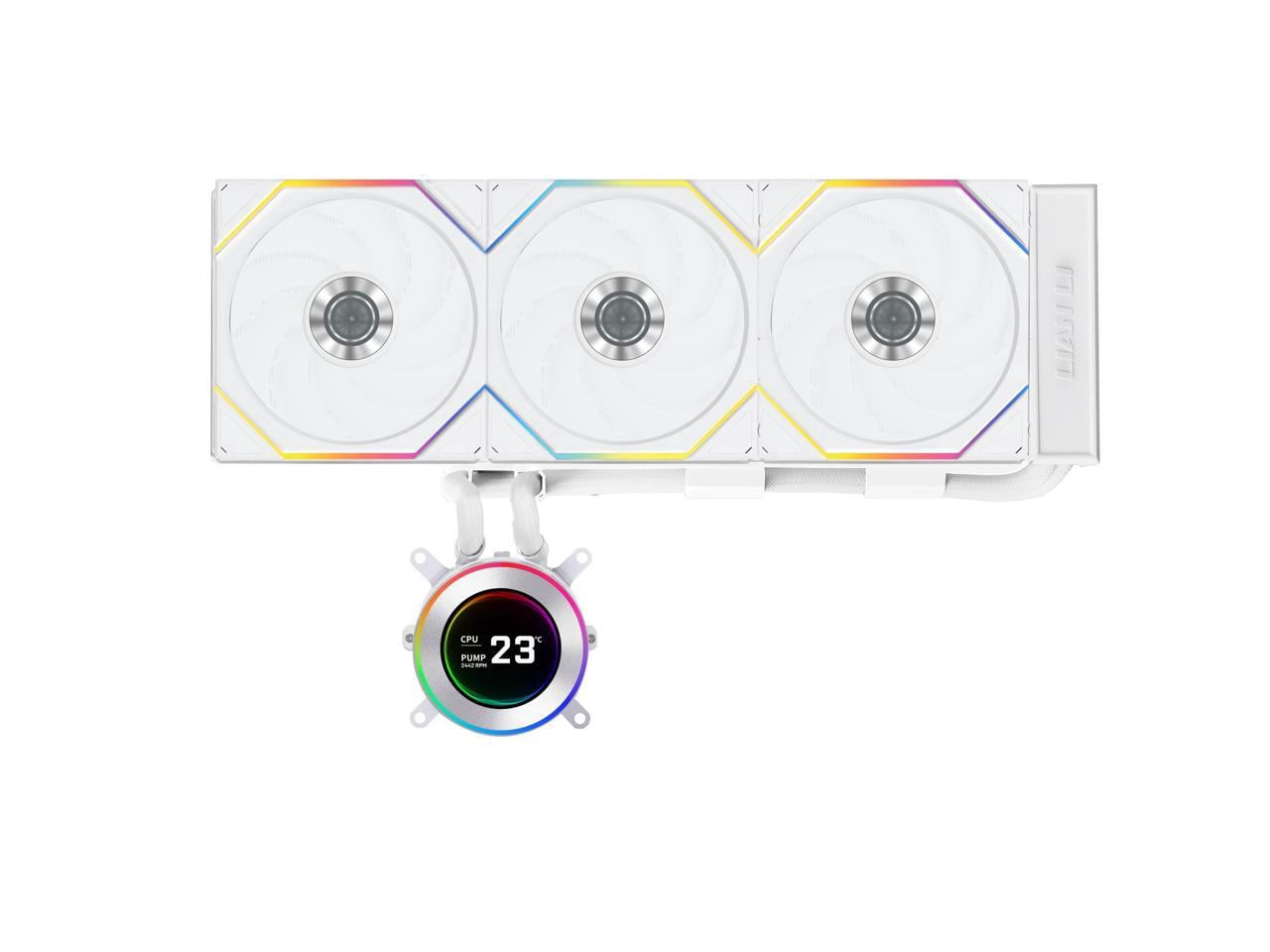 Lian Li HS2LCD36TW HYDROSHIFT II 360 TL RGB Liquid CPU Cooler White