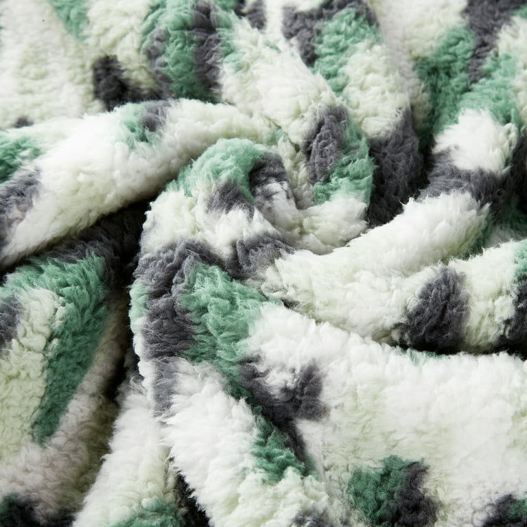 Mainstays Sherpa Throw Blanket - 50 X 60, Gray 