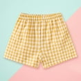 thumbnail image 2 of RUTAYY Toddler Girls Plaid Casual Shorts Little Girls Wear Light Summer Trouser Versatile Pants, 2 of 4