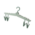 thumbnail image 1 of Percha Plegable, Calcetín Ropa Interior Perchas Perchas Dormitorio Percha Ropa Colgando Ropa Tendedero Plegable para Viajes, Hogar, Viajes de Negocios Verde claro con clip BLESIY percha de viaje plegable, 1 of 8