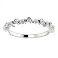 thumbnail image 3 of FB Jewels 14k White Gold with Diamond Polished 1/4 CTW Anniversary Wedding Ring Band, 3 of 3