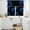 Blue, variant on Sage Green Rose Kitchen Curtains Sets for Windows 24 Inch Length, Vintage Abstract Garden Flower Floral Black Rod Pocket Window Treatments Tier Curtains and Valances Set for Bedroom/Bathroom