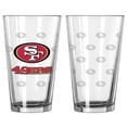 thumbnail image 1 of San Francisco 49ers Satin Etch Pint Glass Set, 1 of 1