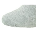 thumbnail image 4 of Sierra Socks No Show Invisible Rayon from Bamboo Socks W121318 (One Size Large, Fits Shoe Size 4-10, Gray), 4 of 4