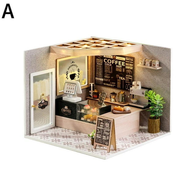 Modèle de Construction 3d Maison Miniature Auto-Assemblage Cadeau Spécial R9C9 U2H5