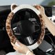 thumbnail image 4 of Cubierta Del Volante Cubierta Del Volante Del Coche de Poliéster 34-39cm de Diámetro Invierno Calor Elástico Del Oído Del Gato Cubierta Del Volante Del Coche, 4 of 6